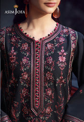 Aira By Asim Jofa Unstitched 3 Piece Emb Cambric Summer Suit-AJMUB-09