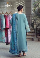 Aira By Asim Jofa Unstitched 3 Piece Emb Cambric Summer Suit-AJMUB-11