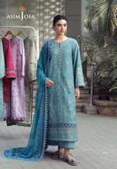 Aira By Asim Jofa Unstitched 3 Piece Emb Cambric Summer Suit-AJMUB-11