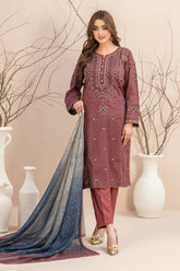Mahlaa By Tawakkal Stitched 3 Piece Emb Lawn Vol-01 Suit-D-2788