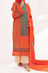 Fadilah by Gul e Zarki Unstitched 3 Piece Lawn Suit-FG-14
