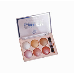 Quetee Beauty Cheek Baked Powder 6 Colors