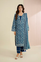 Zellbury Unstitched 3 Piece Lawn Edit 3 Suit-WUS26X30943