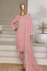 Aura By Sada E Noor Stitched 3 Piece Luxury Chiffon Vol-01 Collection'2025-Aura-04-Pink