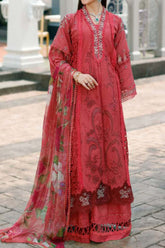 Noor by Saadia Asad Unstitched 3 Piece Eid Handwork Schiffli Laserkari Collection'2023-D-08