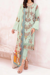 Mashaal by Ramsha Unstitched 3 Piece Luxury Lawn Vol-07 Suit-L-708