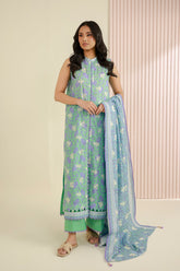 Zellbury Unstitched 3 Piece Lawn Edit 3 Suit-WUS26X30941