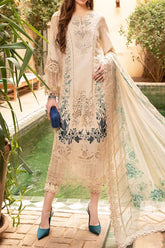 Voyage A Luxe by Maria B Unstitched 3 Piece Luxury Lawn Collection'2024-D-2414-B