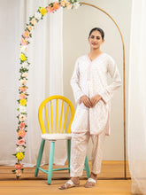 Ahlam 2 Piece Printed Co-Ord Set Detailing With Lace Collection