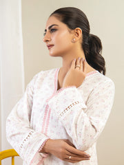 Ahlam 2 Piece Printed Co-Ord Set Detailing With Lace Collection