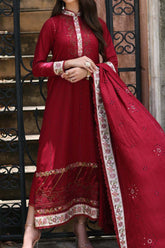 Noor by Saadia Asad Unstitched 3 Piece Luxury Winter Shawl Suit-D-07