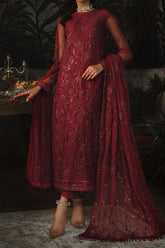 La Rosella by Zarif Unstitched 3 Piece Luxury Formals Suit-ZLR-01-Marlene