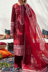 Raqs Ayzel by Afrozeh Unstitched 3 Piece Festive Lawn Suit-AZL-V2-02