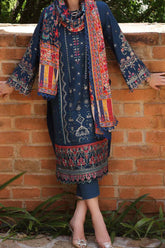 Noor by Saadia Asad Unstitched 3 Piece Luxury Winter Shawl Suit-D-05
