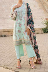 Zainab Chottani Unstitched 3 Piece Eid Luxury Lawn Collection'2023-ZC-02-A