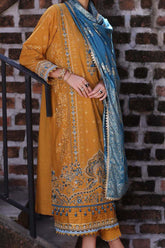 Noor by Saadia Asad Unstitched 3 Piece Luxury Winter Shawl Suit-D-04