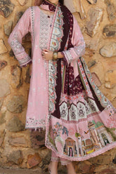 Noor by Saadia Asad Unstitched 3 Piece Luxury Winter Shawl Suit-D-03