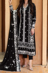 Noor by Saadia Asad Unstitched 3 Piece Luxury Winter Shawl Suit-D-01