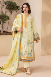 Zellbury Unstitched 3 Piece Lawn Vol-04 Suit-WUS26E30570