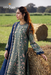 Asim Jofa Luxury Lawn 25 Ajell-14 Embroidered Lawn 3 Pcs