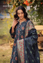 Asim Jofa Designers Limited Edition Pret Ajubj-17 Printed Lawn Stitched 3 Pcs