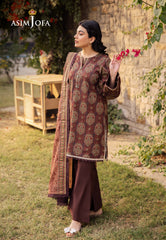 Asim Jofa Prints Unstitched Drop 1 Ajubj-23 Printed Lawn 3 Pcs