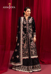 Asim Jofa Makhmal Ajmv-01 Embroidered Velvet 3 Pcs