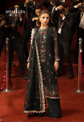 Asim Jofa Luxury Festive Drop 3 Ajllf-17 Embroidered Chiffon 3 Pcs