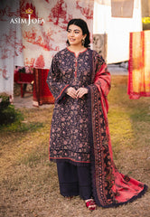 Asim Jofa Prints Unstitched Drop 1 Ajubj-18 Printed Lawn 3 Pcs