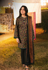 Asim Jofa Prints Unstitched Drop 2 Ajubj-25 Printed Lawn 3 Pc