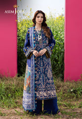 Asim Jofa Luxury Lawn 25 Ajell-11 Embroidered Lawn 3 Pcs