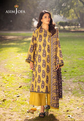 Asim Jofa Prints Unstitched Drop 2 Ajubj-33 Printed Lawn 3 Pc