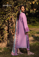 Asim Jofa Prints Unstitched Drop 2 Ajubj-13 Printed Embroidered Lawn 3 Pc