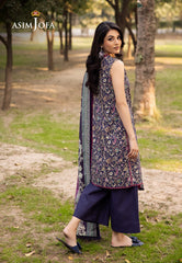 Asim Jofa Prints Unstitched Drop 2 Ajubj-30 Printed Lawn 3 Pc