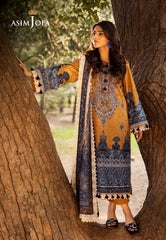 Asim Jofa Designers Limited Edition Pret Ajubj-10 Printed Embroidered Lawn Stitched 3 Pc