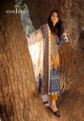 Asim Jofa Designers Limited Edition Pret Ajubj-10 Printed Embroidered Lawn Stitched 3 Pc