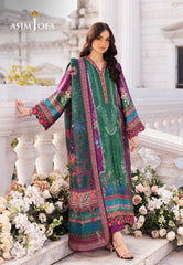 Asim Jofa Designers Limited Edition Ajrsd-02 Digitally Printed Embroidered Grip Stitched 3 Pcs