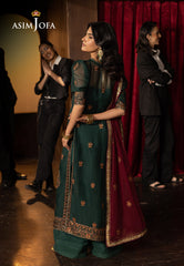 Asim Jofa Unstitched 3 Piece Luxury Festive Rejoice AJLFF-02 Embroidered Chiffon 3 Pcs