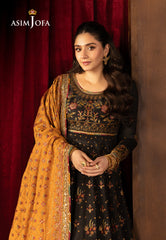 Asim Jofa Unstitched 3 Piece Luxury Festive Rejoice AJLFF-19 Embroidered Silk 3 Pcs