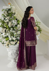 Izel By Asim Jofa Unstitched Formals Suit-AJIZL-02