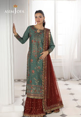 Izel By Asim Jofa Unstitched Formals Suit-AJIZL-07