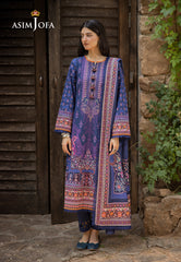 Asim Jofa Winter Collection Ajuw-33 Printed Khaddar 3 Pcs