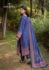 Asim Jofa Designers Limited Edition Ajuwd-33 Printed Khaddar 3 Pcs