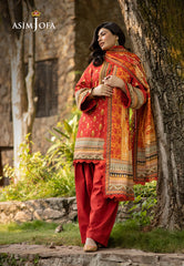 Asim Jofa Designers Limited Edition Ajuwd-47 Printed Khaddar 3 Pcs