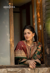 Asim Jofa Winter Collection Ajuw-31 Printed Khaddar 3 Pcs