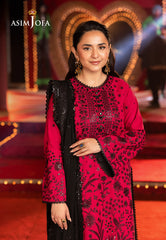 Asim Jofa LUXURY FESTIVE DROP 2 Ajlf-11 Embroidered Boski Silk 3 Pcs