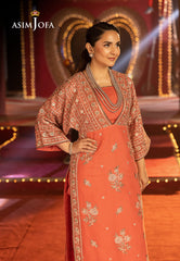 Asim Jofa Unstitched 3 Piece Luxury Festive Rejoice AJLFF-14 Embroidered Chiffon 2 Pcs