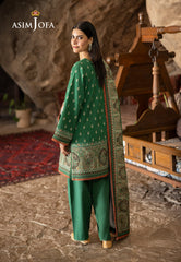 Asim Jofa Winter Collection Ajuw-32 Printed Khaddar 3 Pcs