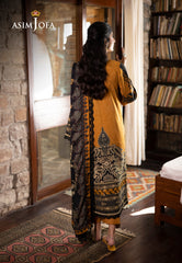 Asim Jofa Winter Collection Ajuw-23 Embroidered Viscose 3 Pcs