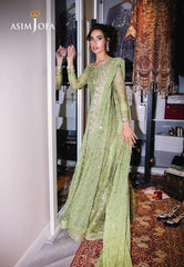 Asim Jofa Festive 25 Ajff-04 Embroidered Net 3 Pcs